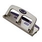 Officemate Deluxe 3-Hole Punch, 20 Sheet Capacity, Silver (90102)