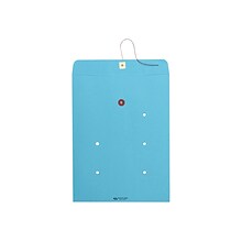Quality Park Button & String Inter-Departmental Envelopes, 10 x 13, Blue, 100/Carton (QUA63577)