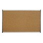 Quartet Arc Cubicle Cork Bulletin Board, Aluminum Frame, 14"H x 24"W (ARCB2414)