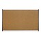 Quartet Arc Cubicle Cork Bulletin Board, Aluminum Frame, 14H x 24W (ARCB2414)