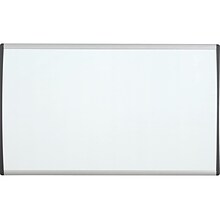 Quartet Arc Cubicle Painted Steel Dry-Erase Whiteboard, Aluminum Frame, 2 x 1 (ARC2414)
