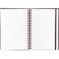 Black N' Red Professional Notebooks, 5.875" x 8.25", Wide Ruled, 70 Sheets, Black (JDK-C67009)