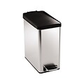 simplehuman Indoor Step Trash Can, Brushed Stainless Steel, 2.6 Gal. (CW1180)