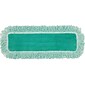 Rubbermaid Commercial HYGEN Microfiber Dust Mop Pad, Green (FGQ41800GR00)