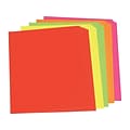 Pacon Neon Poster Boards, 2.5 x 2, Assorted Colors, 25/Carton (104234)