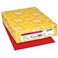 Astrobrights 65 lb. Cardstock Paper, 8.5" x 11", Re-Entry Red, 250 Sheets/Pack (22751)