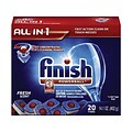 Finish Powerball All in 1 Dishwasher Detergent Tablets, Clean Scent, 20/Box (5170077050)