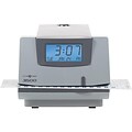 Pyramid Punch Card Time Clock System, Light Gray/Charcoal (3500)