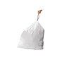 simplehuman Code X 21 Gallon Trash Bag, 26" x 34.6", Low Density, 34 Mic, White, 200 Bags/Box (CW0273)