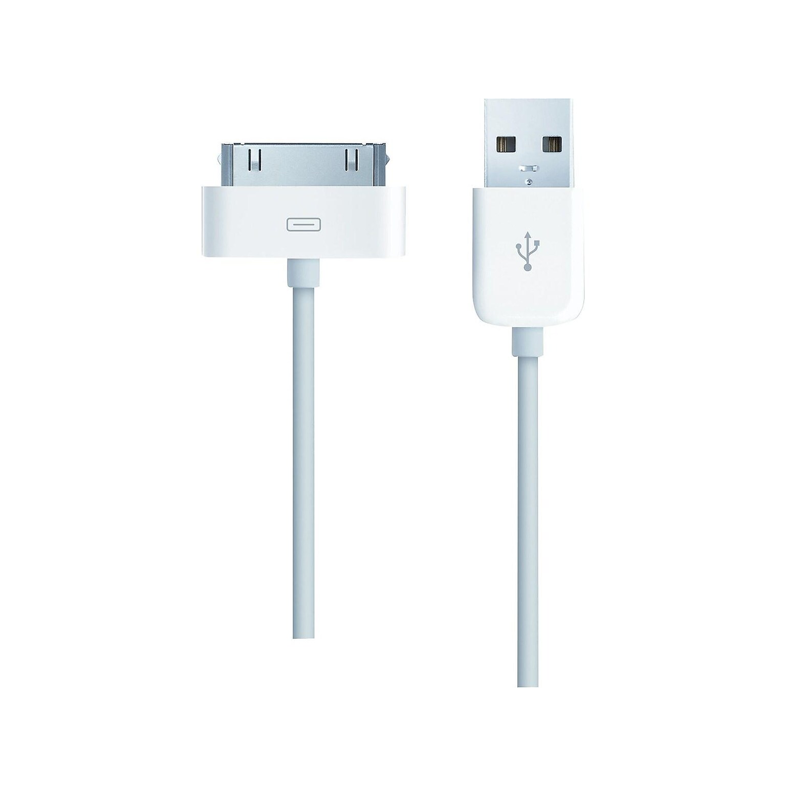 Apple Dock Connector to USB Cable for iPhone/iPad/iPod Touch, White (MA591G/C)