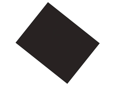 Pacon Ucreate Cardstock Poster Board, 22" x 28", Black, 25/Pack (5394-1)