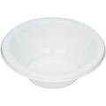 Table Mate Plastic Standard Bowls, 12 oz., White, 125/Pack (TBL-12244-WH)