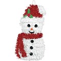 Amscan Snowman Tinsel Decorations, 5/Pack (240592)