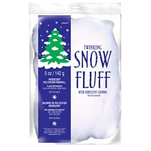 Amscan Twinkling Snow Fluff, 5 oz. Bags., 2 Bags/Pack (240383)