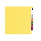 Smead End Tab Classification Folders, Shelf-Master Reinforced Straight-Cut Tab, Letter Size, Yellow, 50/Box (25940)