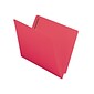 Smead End Tab Classification Folders, Shelf-Master Reinforced Straight-Cut Tab, Letter Size, Red, 50/Box (25740)