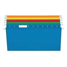 Pendaflex Box Bottom Hanging File Folders, Letter Size, Assorted Colors, 25/Box (PFX 04152x2 ASST)