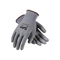 G-Tek 33-G125 Polyurethane Coated Nylon Gloves, Large, 13 Gauge, Gray, 12 Pairs (33-G125/L)