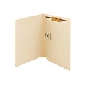 Smead End Tab Classification Folders, Shelf-Master Reinforced Straight-Cut Tab, Letter Size, Manila,