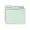 Smead Pressboard Classification Folders with SafeSHIELD Fasteners, 1/3-Cut Tab, Letter Size, Gray/Gr