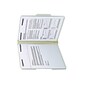 Smead Pressboard Classification Folders with SafeSHIELD Fasteners, 1/3-Cut Tab, Letter Size, Gray/Green, 25/Box (14944)