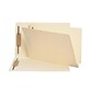Smead 100% Recycled End Tab Classification Folders, Shelf-Master Reinforced Straight-Cut Tab, Legal Size, Manila, 50/Box (37160)