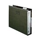 Pendaflex Reinforced Hanging File Folders, Extra Capacity, 5-Tab, Letter Size, Standard Green, 25/Box (PFX 04152x3)