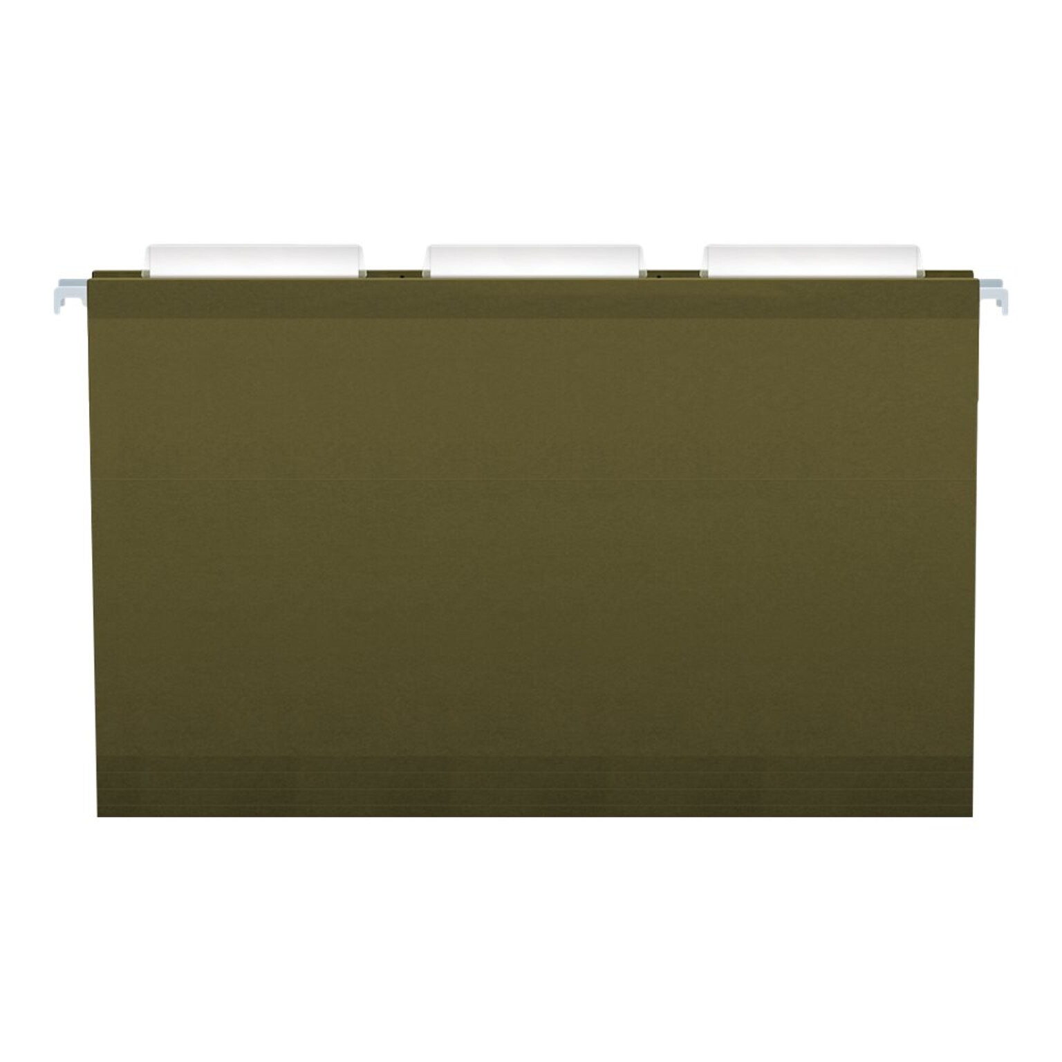 Pendaflex Reinforced Hanging File Folders, Legal Size, Standard Green, 25/Box (PFX 4153 1/3)