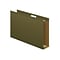 Pendaflex Reinforced Hanging File Folders, Extra Capacity, 5-Tab, Legal Size, Standard Green, 25/Box