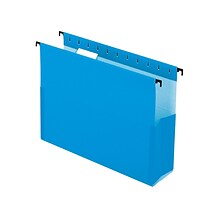 Pendaflex SureHook Hanging File Folders, 3 Expansion, Letter Size, Blue, 25/Box (PFX 59203)