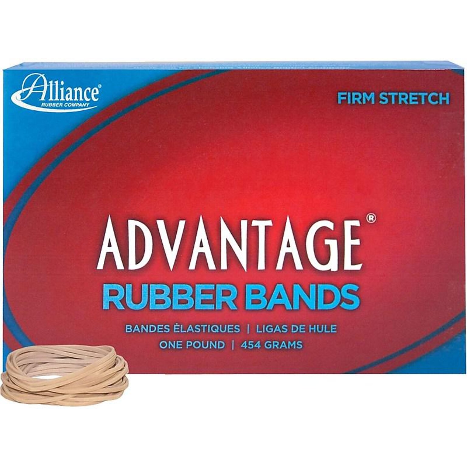 Alliance Advantage Multi-Purpose Rubber Bands, #14, 1 lb. Box, 2250/Box (26145)