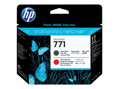 HP 771 Matte Black/Chromatic Red Printhead (CE017A)