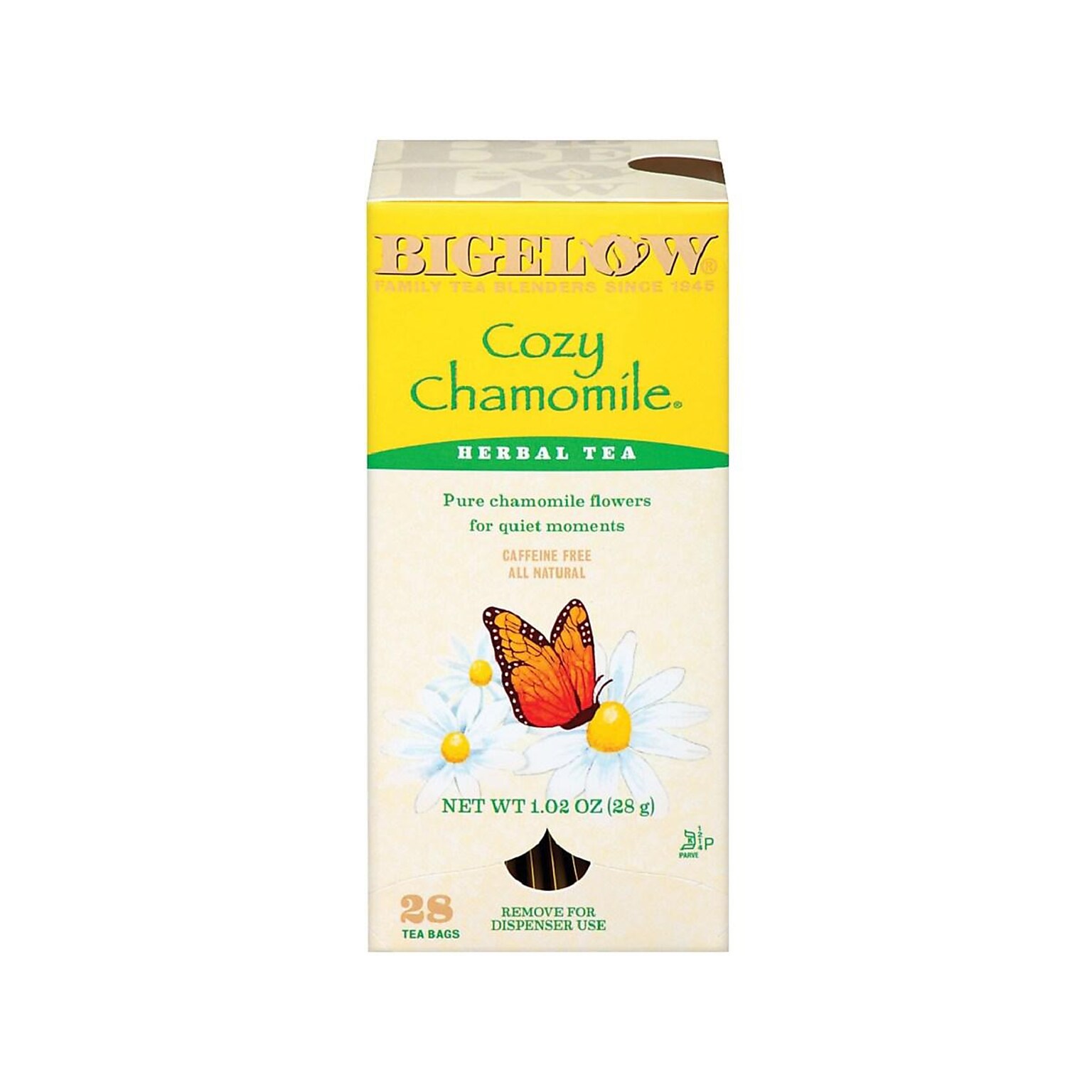 Bigelow Cozy Chamomile Herbal Tea Bags, 28/Box (004011)
