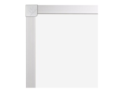 Essentials Porcelain Dry-Erase Whiteboard, Anodized Aluminum Frame, 6' x 4' (2H2NG)