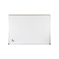 Essentials Porcelain Dry-Erase Whiteboard, Anodized Aluminum Frame, 4 x 3 (2H2NC)