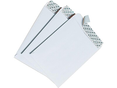 Quality Park Redi-Strip Catalog Envelopes, 6 x 9, White Wove, 100/Box (QUA44182)