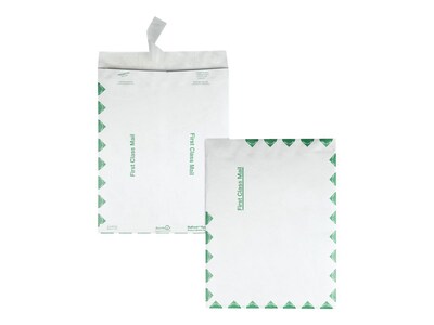 Quality Park Survivor Self Seal Catalog Envelopes, 10"L x 13"H, White, 100/Box (QUAR1590)