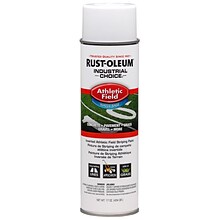 Rust-Oleum Industrial Choice Af1600 Athletic Field Striping Paint, White, 17 oz., 12/Pack (206043)