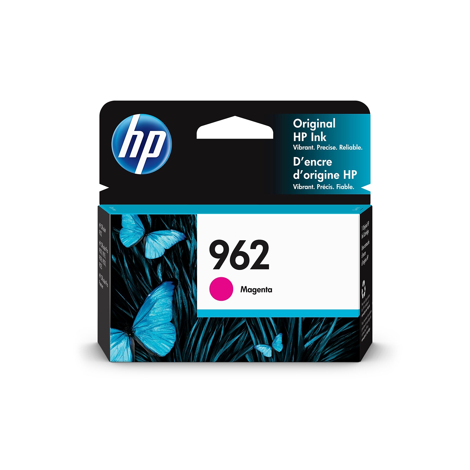 HP 962 Magenta Standard Yield Ink Cartridge (3HZ97AN#140), print up to 700  pages