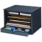 Victor Technology Midnight Collection 5-Compartment Wood File Organizer, Matte Black (4720-5)