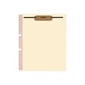 Medical Arts Press Card Stock Classification Folder Dividers, Letter Size, Manila, 100/Box (52355)