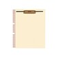 Medical Arts Press Card Stock Classification Folder Dividers, Letter Size, Manila, 100/Box (52355)