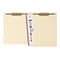 Medical Arts Press Paperboard Classification Folders, Letter Size, Manila, 50/Box (50661)