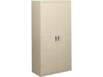 HON Brigade 72 Steel Storage Cabinet with 5 Shelves, Putty (HONSC1872L)