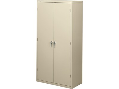 HON Brigade 72 Steel Storage Cabinet with 5 Shelves, Putty (HONSC1872L)