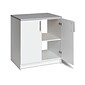 Prepac Elite 36" Composite Storage Cabinet with 1 Shelf, White (WEB-3236)