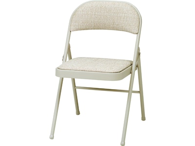 Meco Sudden Comfort Fabric Reception Chair, Beige, 4/Pack (032.34.3J4)