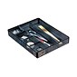 Rolodex Mesh 6-Compartment Drawer Organizer, Black (22131)