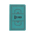 Boorum & Pease 66 Series Record Book, 7.63 x 12.13, Blue, 250 Sheets/Book (66-500-R)