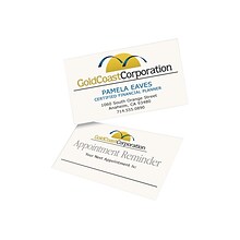 Avery Clean Edge Business Cards, 3.5 x 2, Uncoated, Ivory, 200/Pack (5876)